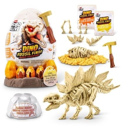 ZESTAW WYKOPALISKA ROBO ALIVE Dino Fossil Find Amber Adventure Dinozaur