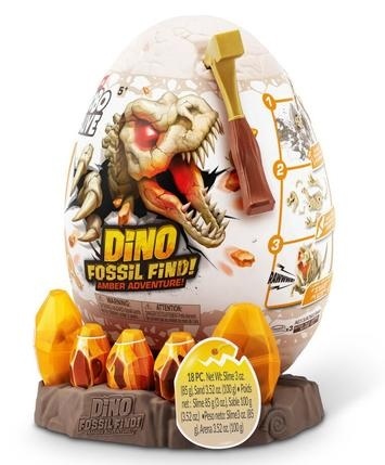 ZESTAW WYKOPALISKA ROBO ALIVE Dino Fossil Find Amber Adventure Dinozaur