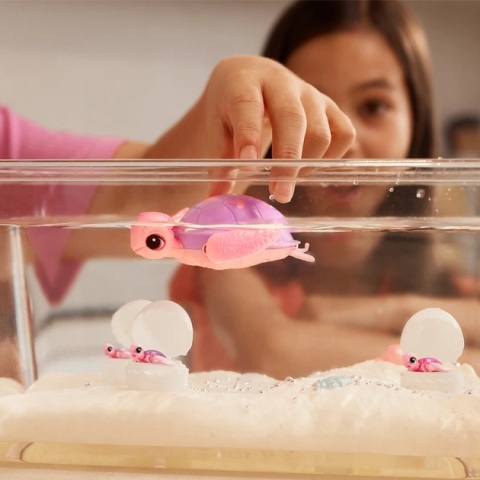 ŻÓŁW INTERAKTYWNY PETS ALIVE ZURU mama i małe żółwiki akwarium zabawa