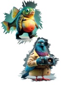 BRAINROT KIDZ 4 karty holograficzne + 4 tatuaże kolekcjonerskie saszetka