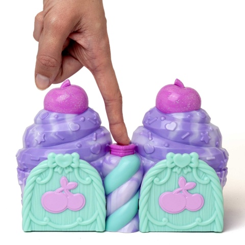 CHERRY PETS CONFETTI CUPCAKE 2 figurki króliczki Hoppy Poppy z konfetti