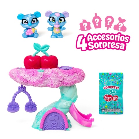 CHERRY PETS CONFETTI TREE KOALA drzewko 2 figurki bliźniaki konfetti