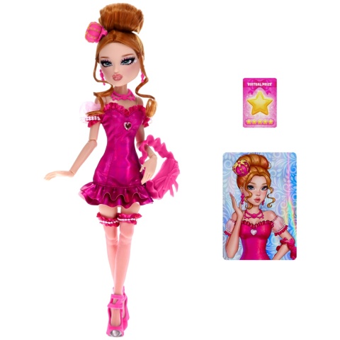 DRESS TO IMPRESS lalka Lovely Hearts 29 cm Roblox z kodem DLC modowa
