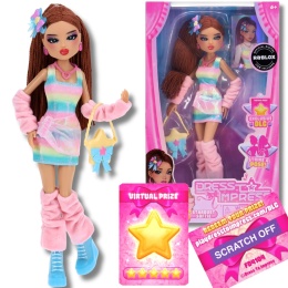 DRESS TO IMPRESS lalka Stardust Softie 29 cm Roblox z kodem DLC modowa