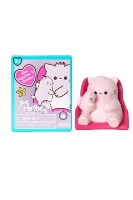 FIGURKA PEMBE THE PINK CAT Niespodzianka Kotek 8 CM Z NAKLEJKĄ