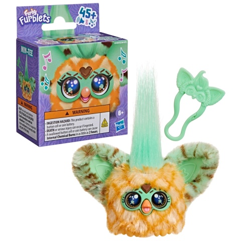 FURBY FURBLETS MIN-TEE MIĘTUŚ interaktywny Furbiś z dźwiękiem