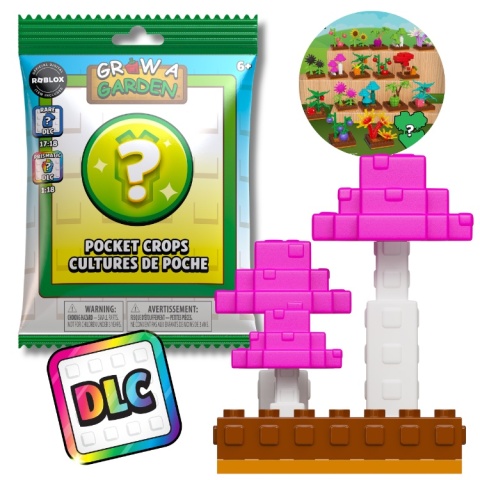 GROW A GARDEN Pocket Crops mini zestaw saszetka niespodzianka DLC ROBLOX