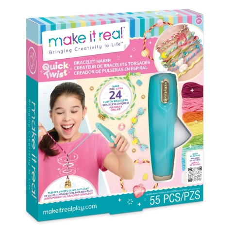 MAKE IT REAL SWIFT TWIST zestaw do robienia bransoletek DIY 24 sztuki