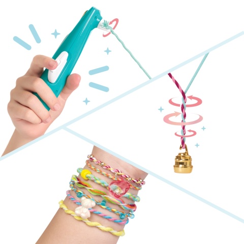 MAKE IT REAL SWIFT TWIST zestaw do robienia bransoletek DIY 24 sztuki