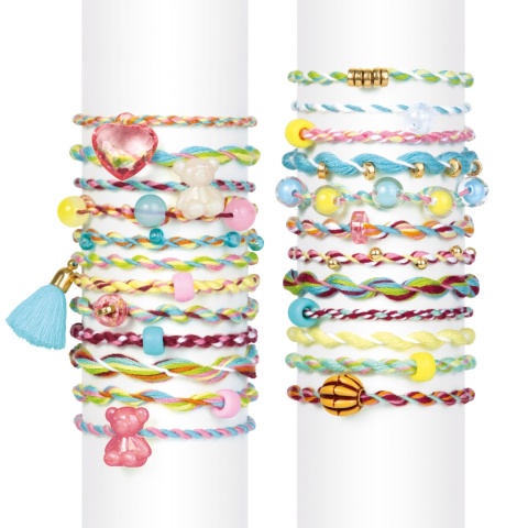 MAKE IT REAL SWIFT TWIST zestaw do robienia bransoletek DIY 24 sztuki