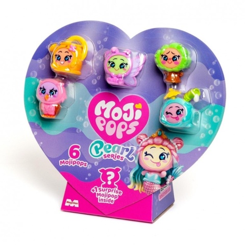 MOJIPOPS PEARL 6 figurek zestaw kolekcjonerski Sea Club perłowy efekt