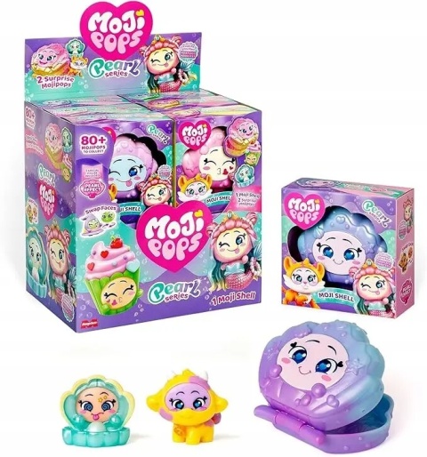 MOJIPOPS PEARL MUSZELKA 2 figurki niespodzianki kolekcjonerski zestaw
