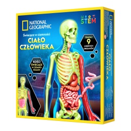 NATIONAL GEOGRAPHIC CIAŁO CZŁOWIEKA Model Anatomia Świecące kości