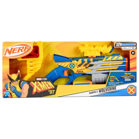 NERF MARVEL WOLVERINE wyrzutnia 12 strzałek Elite blaster X-Men