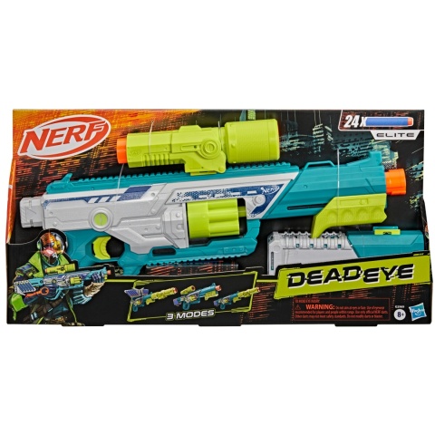 NERF REBEL OPS DEADEYE wyrzutnia 24 strzałki Elite celownik tarcza 8 strzałek