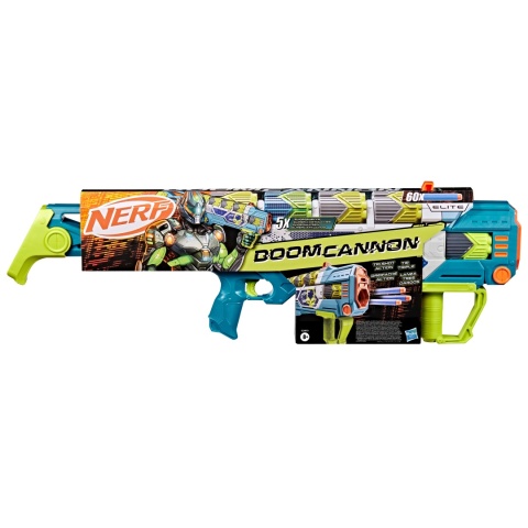 NERF REBEL OPS DOOM CANNON wyrzutnia 60 strzałek Elite 5 magazynków