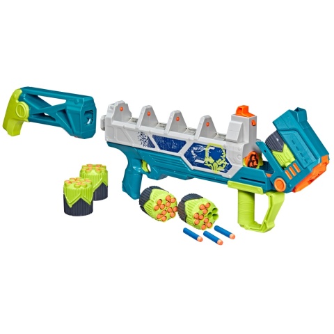 NERF REBEL OPS DOOM CANNON wyrzutnia 60 strzałek Elite 5 magazynków