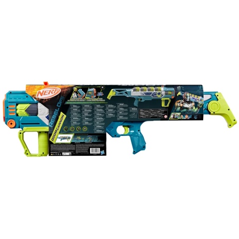 NERF REBEL OPS DOOM CANNON wyrzutnia 60 strzałek Elite 5 magazynków