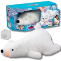 NIEDŹWIEDŹ POLARNY INTERAKTYWNY pluszowy Rescue Bear 47 cm z kostką lodu