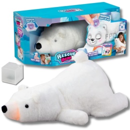 NIEDŹWIEDŹ POLARNY INTERAKTYWNY pluszowy Rescue Bear 47 cm z kostką lodu