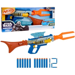 Nerf Mandalorian WYRZUTNIA PIANKOWA 12 STRZAŁEK STAR WARS KARABIN ZABAWKA