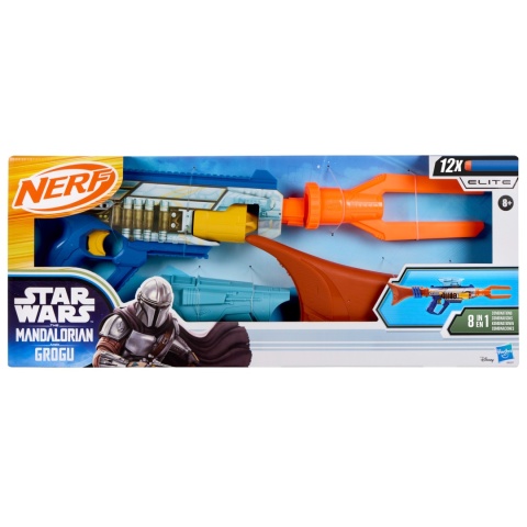Nerf Mandalorian WYRZUTNIA PIANKOWA 12 STRZAŁEK STAR WARS KARABIN ZABAWKA