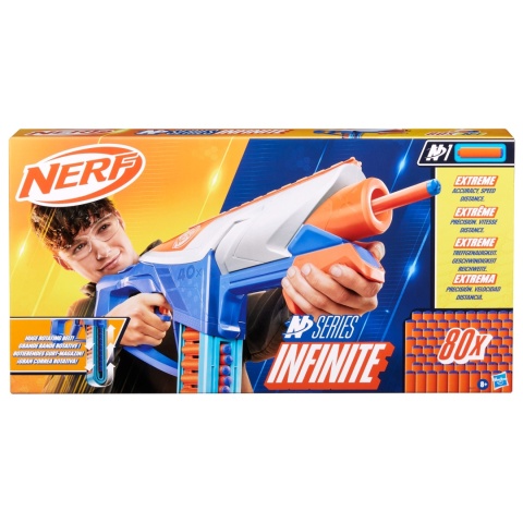 Nerf N-Series INFINITE BLASTER wyrzutnia karabin 80 strzałek zestaw
