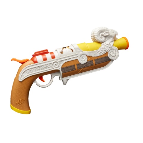 Nerf One Piece WYRZUTNIA PISTOLET PIRACKI 8 STRZAŁEK Z KABURĄ ZABAWKA