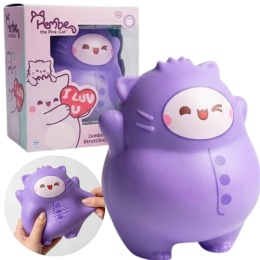 PEMBE Jumbo Squishy Friends figurka 20 cm FIOLETOWA do ściskania sensoryczna