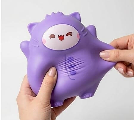 PEMBE Jumbo Squishy Friends figurka 20 cm FIOLETOWA do ściskania sensoryczna