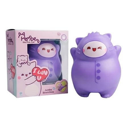 PEMBE Jumbo Squishy Friends figurka 20 cm FIOLETOWA do ściskania sensoryczna