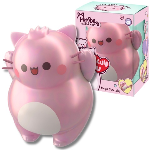 PEMBE Jumbo Squishy Friends figurka 20 cm RÓŻOWA do ściskania sensoryczna