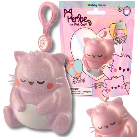 PEMBE Squishy Friends brelok zawieszka do plecaka 9 cm dla dzieci