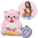 PEMBE THE PINK CAT 15 cm pluszowa kotka przytulanka z babeczką Maskotka