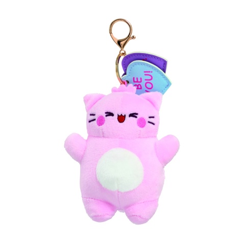 PEMBE THE PINK CAT brelok Be You różowa kotka pluszowa do plecaka