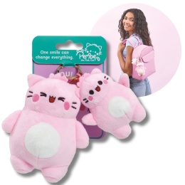 PEMBE THE PINK CAT brelok Pembe i Little Pembe 2 kotki pluszowe