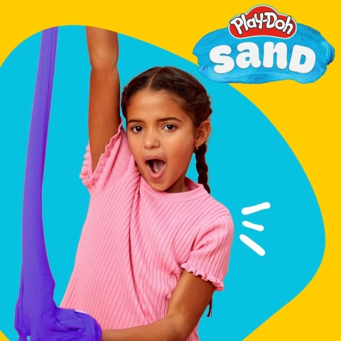 PIASEK KINETYCZNY PLAY-DOH SAND 6 KOLORÓW ZESTAW KREATYWNY SENSORYCZNY