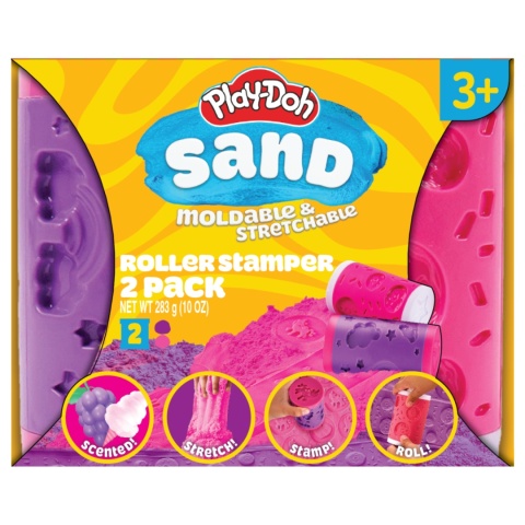 PIASEK KINETYCZNY PLAY-DOH SAND ROLLER STAMPERS WAŁEK STEMPELKI ZABAWA