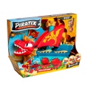 PIRATIX DRAGON SHIP smoczy statek 3w1 figurka Kapitan Big Red zestaw