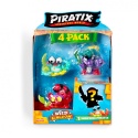 PIRATIX WILD KINGDOM 4-PAK 4 figurki Seria 4 zestaw niespodzianka