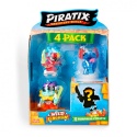 PIRATIX WILD KINGDOM 4-PAK 4 figurki Seria 4 zestaw niespodzianka
