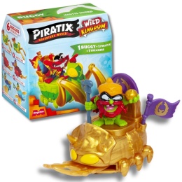 PIRATIX WILD KINGDOM BUGGY pojazd z figurką niespodzianką Seria 4 Figurka
