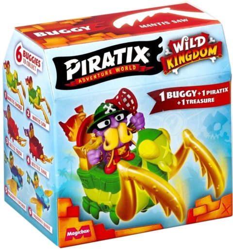 PIRATIX WILD KINGDOM BUGGY pojazd z figurką niespodzianką Seria 4 Figurka