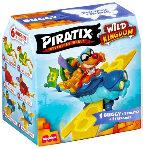 PIRATIX WILD KINGDOM BUGGY pojazd z figurką niespodzianką Seria 4 Figurka