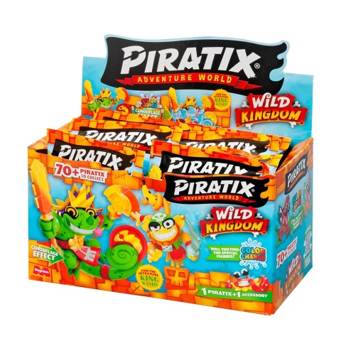 PIRATIX WILD KINGDOM Saszetka Figurka Niespodzianka 1szt. seria 4