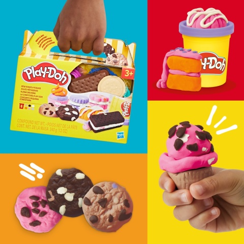 PLAY-DOH CIASTOLINA MAŁE PRZYSMAKI Z CUKIERNI zestaw kreatywny