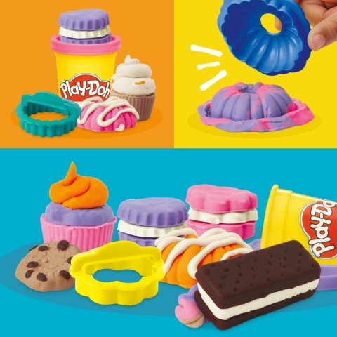 PLAY-DOH CIASTOLINA MAŁE PRZYSMAKI Z CUKIERNI zestaw kreatywny