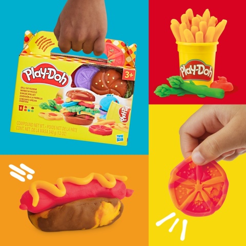 PLAY-DOH CIASTOLINA MAŁE PRZYSMAKI Z GRILLA zestaw kreatywny