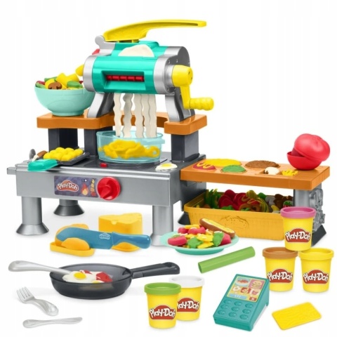 PLAY-DOH CIASTOLINA Super kuchnia z dźwiękiem 6 puszek i akcesoria