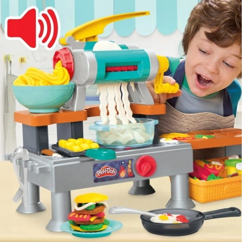 PLAY-DOH CIASTOLINA Super kuchnia z dźwiękiem 6 puszek i akcesoria
